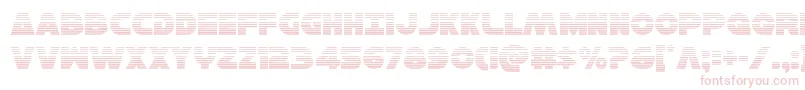 Hansolov3grad-fontti – vaaleanpunaiset fontit valkoisella taustalla