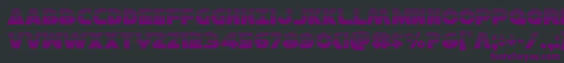 Hansolov3grad-fontti – violetit fontit mustalla taustalla