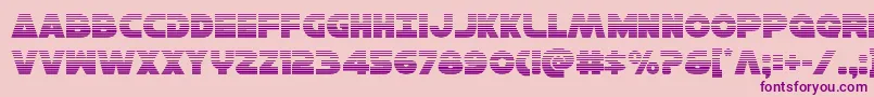 Hansolov3grad-fontti – violetit fontit vaaleanpunaisella taustalla