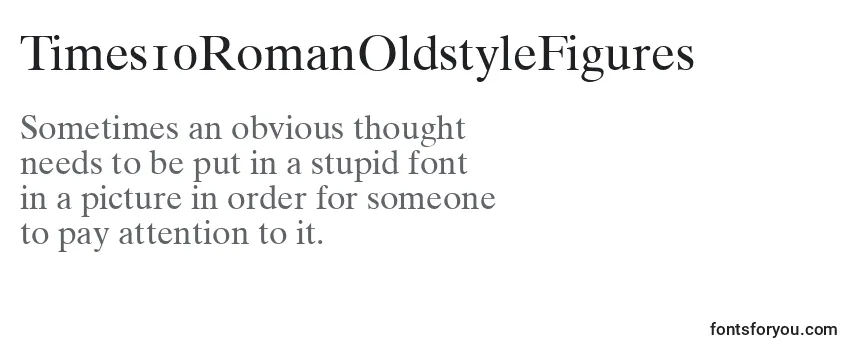 Times10RomanOldstyleFigures Font