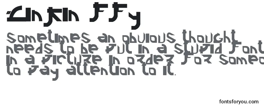 Обзор шрифта Linkin ffy
