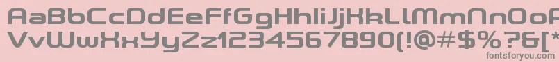 ASpaceBoldDemo Font – Gray Fonts on Pink Background