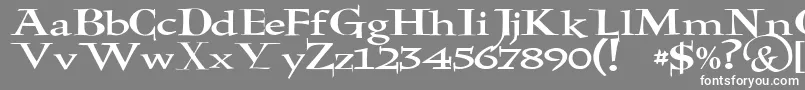 JmhHolyBible Font – White Fonts on Gray Background