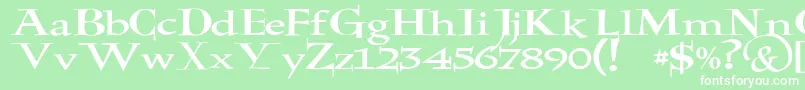 JmhHolyBible Font – White Fonts on Green Background