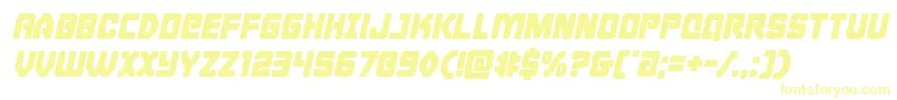 Weitere Informationen zur Cyborgroosterital-Schriftart Cyborgroosterital-Schriftart – Gelbe Schriften