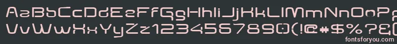 Aunchantedexpandedbold Font – Pink Fonts on Black Background