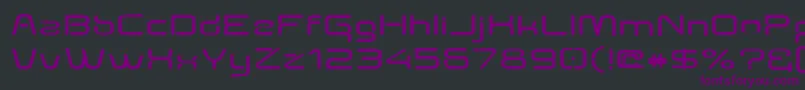 Aunchantedexpandedbold Font – Purple Fonts on Black Background