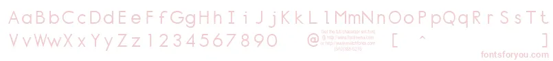 NormafixedTryout Font – Pink Fonts on White Background