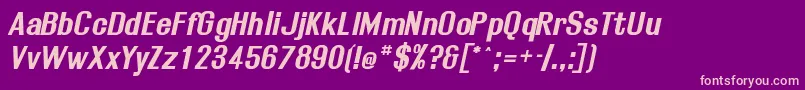 More about RolloutBoldOblique Font RolloutBoldOblique Font – Pink Fonts on Purple Background