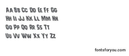 Leatherfaceleft Font