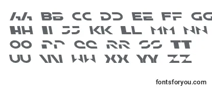 Überblick über die Schriftart SfSolarSailerExtendedItalic