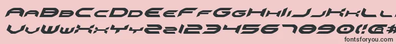 Omniv2i Font – Black Fonts on Pink Background