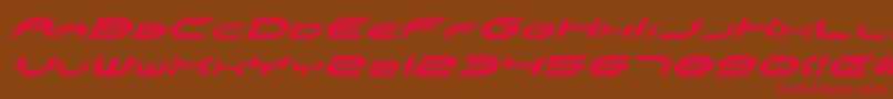 Omniv2i Font – Red Fonts on Brown Background