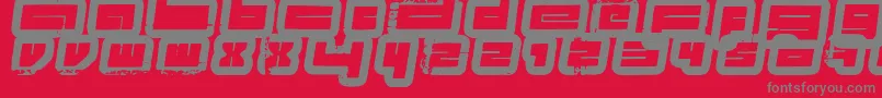 ProjectsFenotype Font – Gray Fonts on Red Background