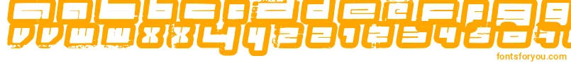 フォントProjectsFenotype – 白い背景にオレンジのフォント