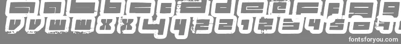 Шрифт ProjectsFenotype – белые шрифты на сером фоне