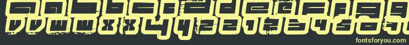 ProjectsFenotype Font – Yellow Fonts on Black Background