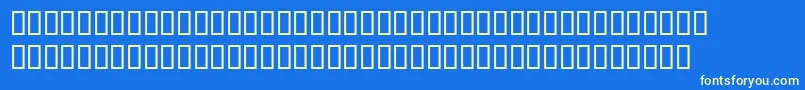 PerpetuaExpert Font – Yellow Fonts on Blue Background