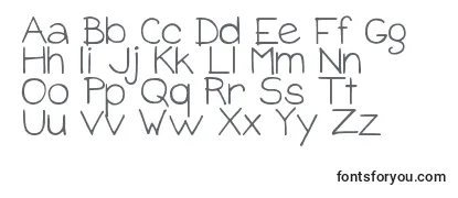 DjbBabyBump-fontti