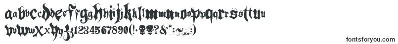 Hacjiuza Font – Gothic Fonts