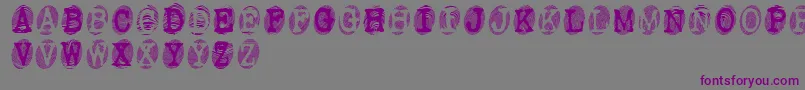 Powderfinger Font – Purple Fonts on Gray Background