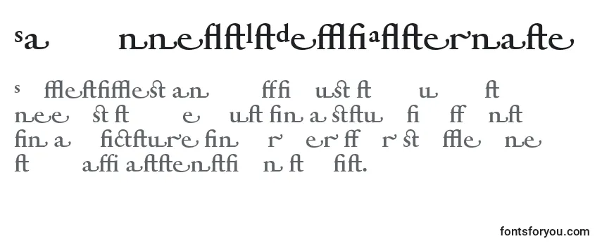SabonnextLtDemiAlternate Font