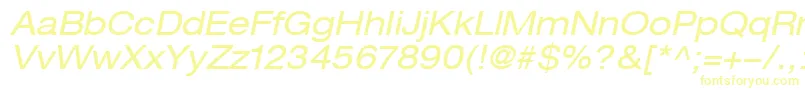 HelveticaLt53ExtendedOblique Font – Yellow Fonts