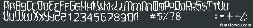 UnderhoodRegular Font – White Fonts