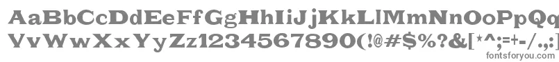 FatLegs-Schriftart – Graue Schriften