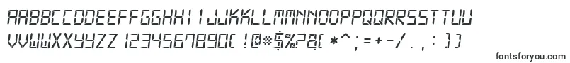 Digital7MonoItalic-fontti – Alkavat D:lla olevat fontit