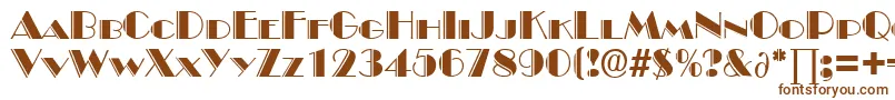 BroadwaydekoDb Font – Brown Fonts