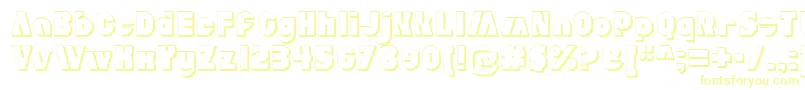 AldoExtruded-Schriftart – Gelbe Schriften