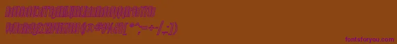 Подробнее о шрифте TauernecItalic Шрифт TauernecItalic – фиолетовые шрифты на коричневом фоне