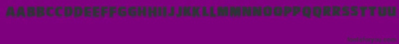 Vtvbadjudgement Font – Black Fonts on Purple Background