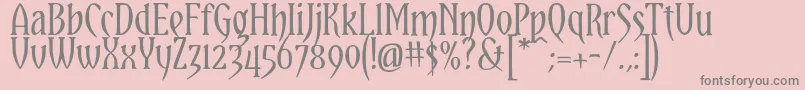 More about YataghanRegular Font YataghanRegular Font – Gray Fonts on Pink Background