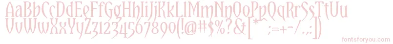 YataghanRegular Font – Pink Fonts on White Background