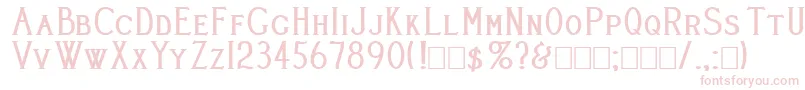 CleaversJuveniaHeavy Font – Pink Fonts on White Background