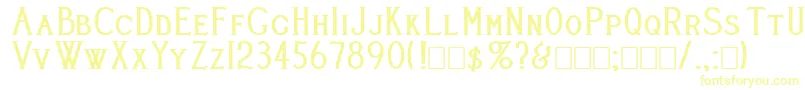 CleaversJuveniaHeavy Font – Yellow Fonts