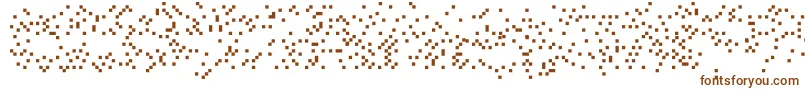 Шрифт Iswastedalias – коричневые шрифты на белом фоне