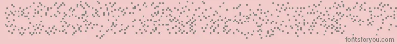 Iswastedalias Font – Gray Fonts on Pink Background