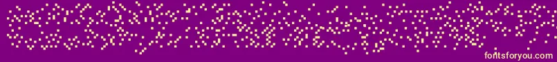 Iswastedalias Font – Yellow Fonts on Purple Background