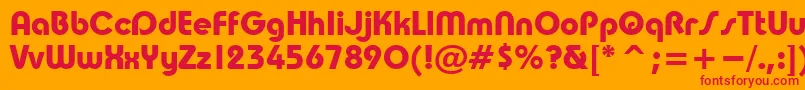 More about TaurusBold Font TaurusBold Font – Red Fonts on Orange Background