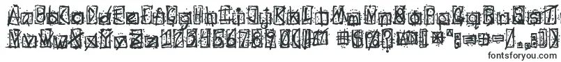 Шрифт Evilssignature – квадратные шрифты