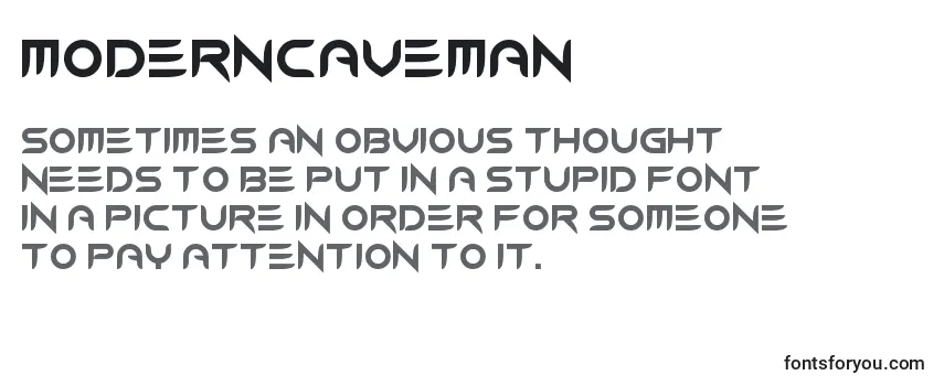 ModernCaveman-fontti