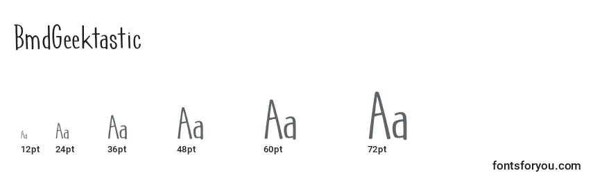 BmdGeektastic Font Sizes