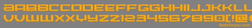 fuente Laserwolfexpand – Fuentes Naranjas Sobre Fondo Gris