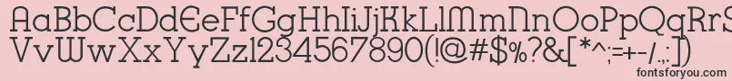 K22KarnakDeco Font – Black Fonts on Pink Background