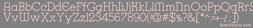 K22KarnakDeco Font – Pink Fonts on Gray Background