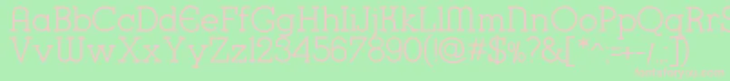 K22KarnakDeco Font – Pink Fonts on Green Background