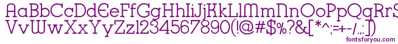 K22KarnakDeco Font – Purple Fonts on White Background